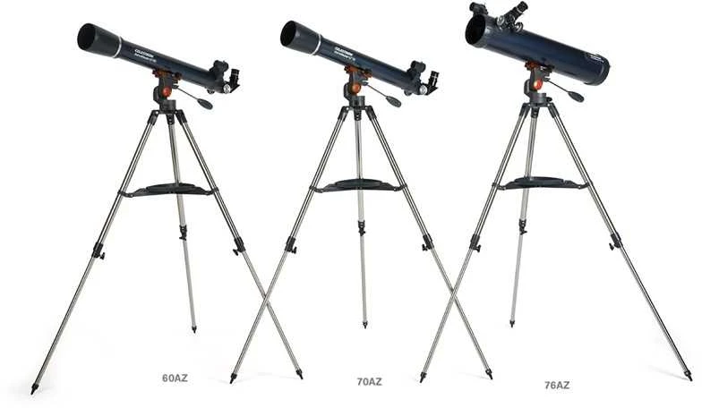 Celestron LT 76AZ atspindintis teleskopas 35x juodas, mėlynas