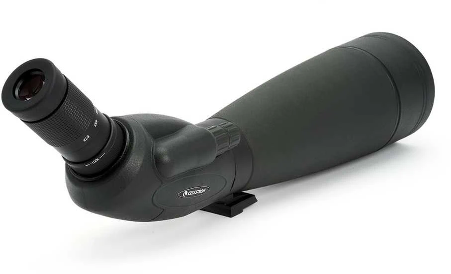 Žiūronai Celestron TrailSeeker 100-45 laipsnių stebėjimo vamzdis 67x BaK-4, juodas