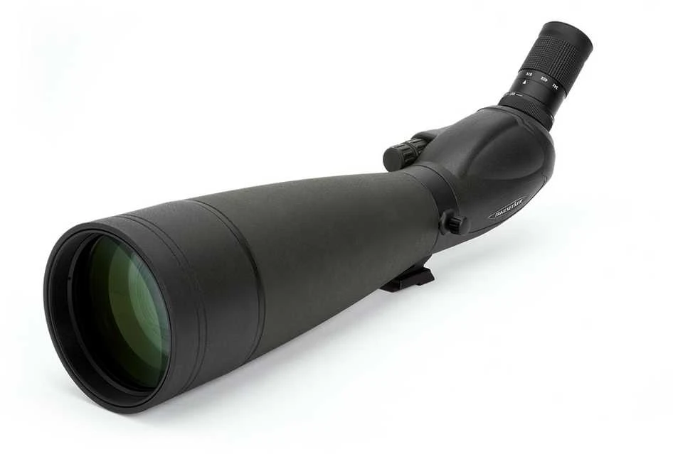 Žiūronai Celestron TrailSeeker 100-45 laipsnių stebėjimo vamzdis 67x BaK-4, juodas