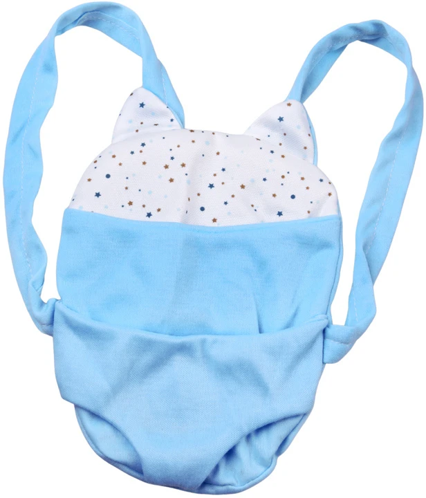 Jokomisiada 20 cm Baby Doll in a Carrier with Pacifier, Bottle and Accessories ZA6332