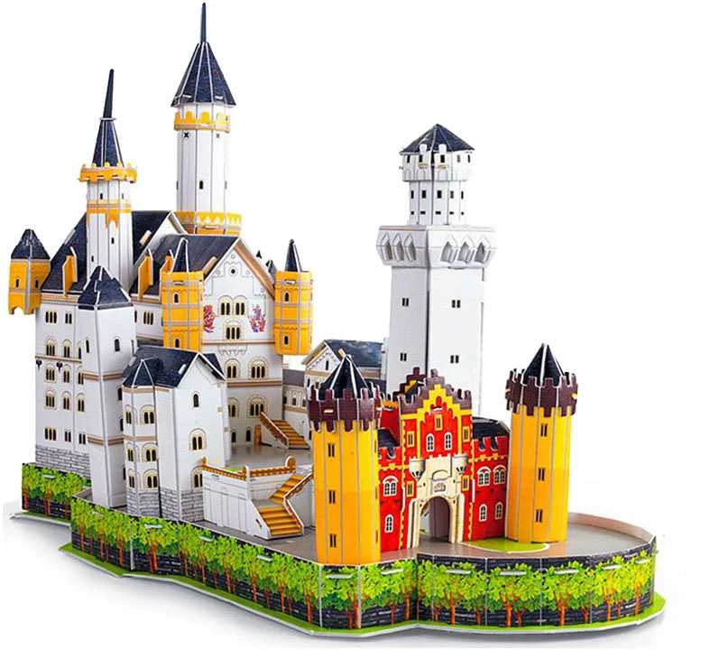 Jokomisiada PIECES 3D dėlionė NEUSCHWANST-EIN PILIS 109 dalių ZA3800