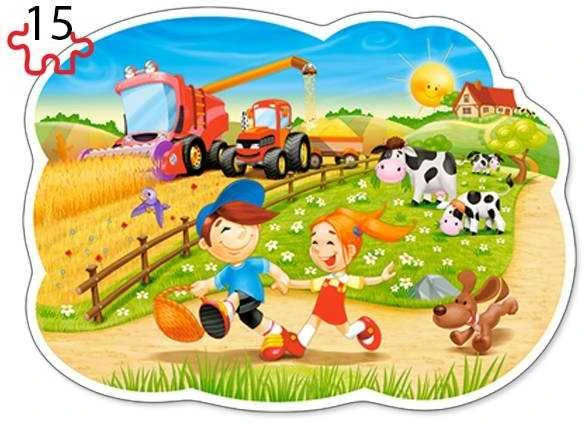 Castorland Dėlionė 55 vnt. - Keturi metų laikai