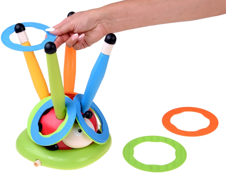 Jokomisiada 5-in-1 Ladybug Sports Set – Jump Rope, Rockets, Rings, Remote Control SP0885