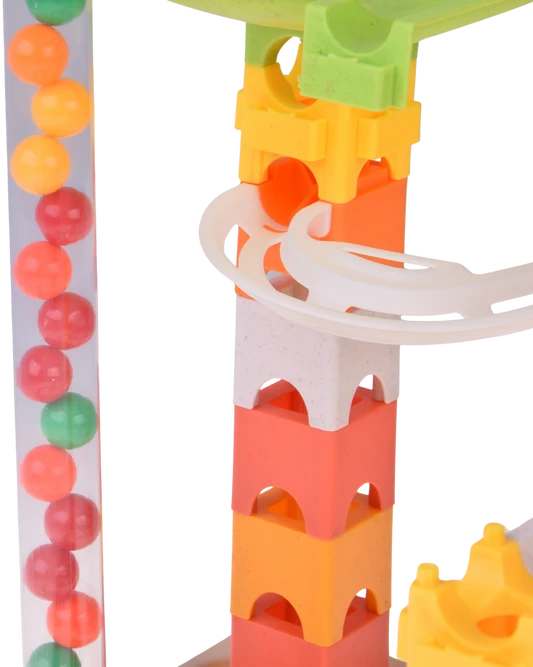 Jokomisiada 63-piece marble run, marble run, marble slide ZA5980