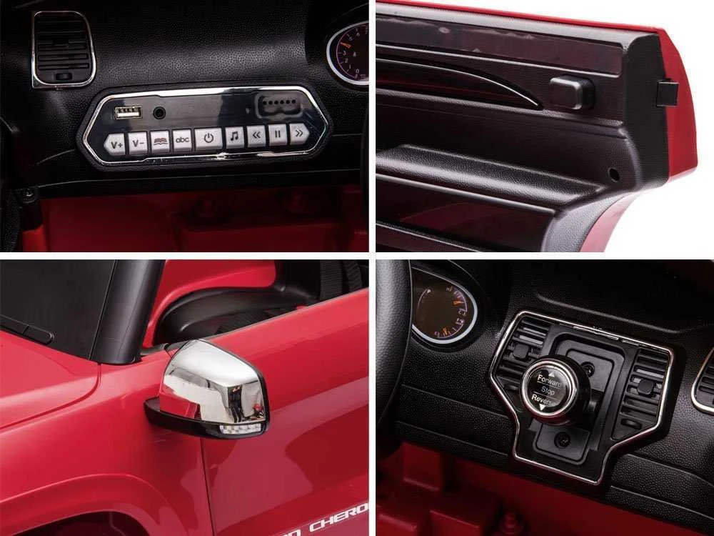 Akumuliatorinis automobilis vaikams Jokomisiada JEEP PA0260 | spalva: raudona