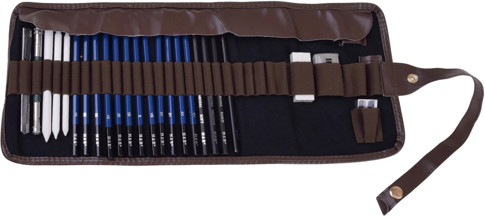 Dėlionė Jokomisiada Art Set for Sketching and Drawing Pencils Graphite Carrying Case AP0127