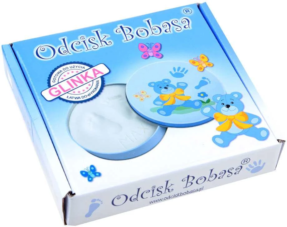 Odcisk Bobasa Kūdikio įspaudas ant rankenos, suvenyras + molio