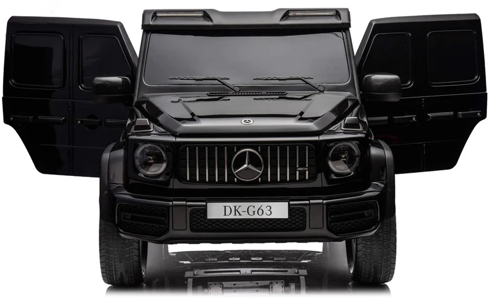 Jokomisiada Baterijomis varomas automobilis Mercedes G klasės 63 AMG 4x4 Panelinis radijas 2 asmenims PA0309
