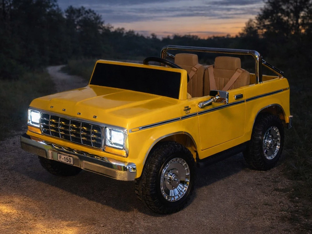 Jokomisiada Baterija varomas dvivietis klasikinis „Ford Bronco“ pikapas PA0338