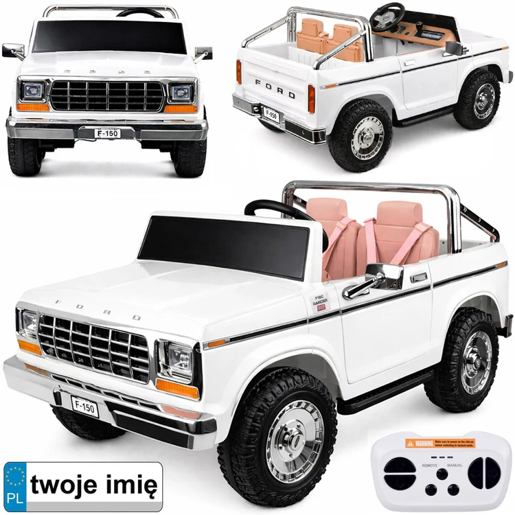 Jokomisiada Baterija varomas dvivietis klasikinis „Ford Bronco“ pikapas PA0338