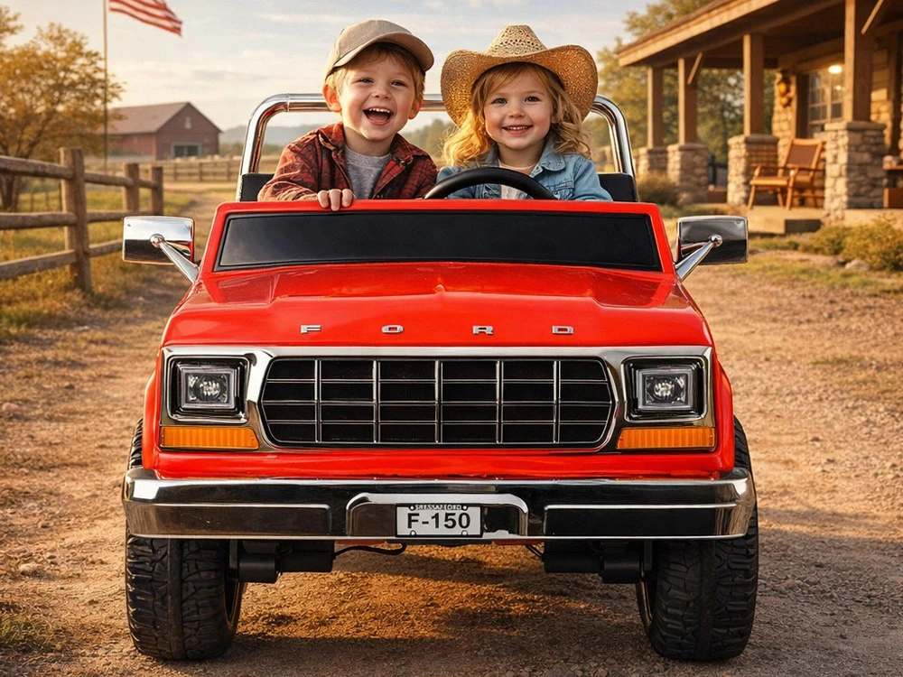 Jokomisiada Baterija varomas dvivietis klasikinis „Ford Bronco“ pikapas PA0338