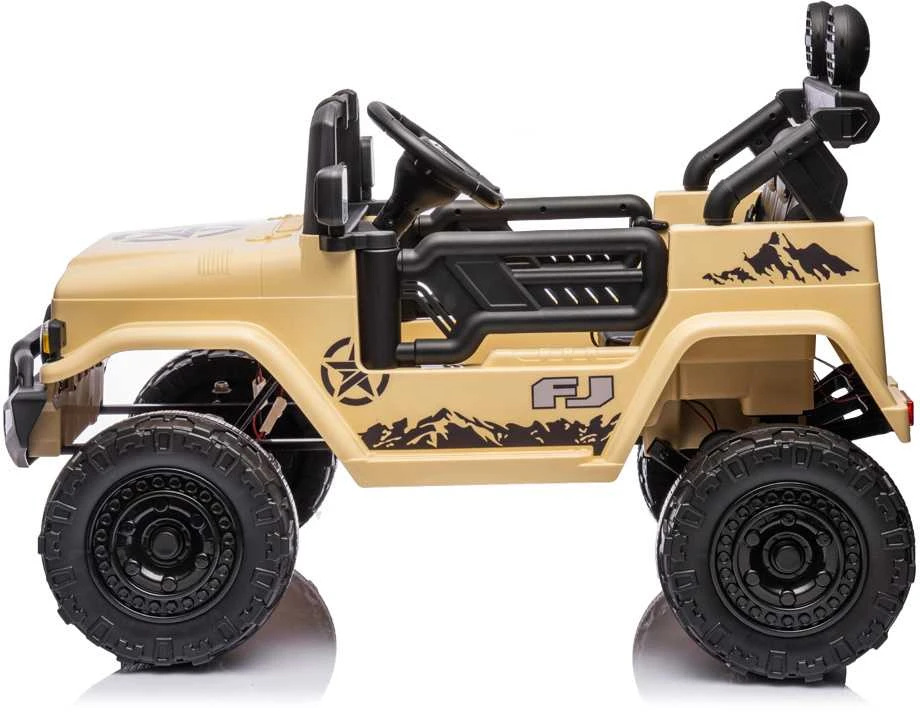 Akumuliatorinis automobilis vaikams Jokomisiada Toyota FJ CruiserHilux PA0301 | spalva: smėlio