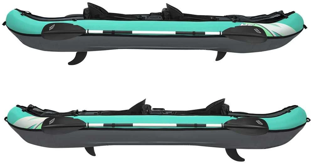 Bestway 2 asmenų kayak Ventura Elite X2 pripučiama valtis Hydro Force irklas 65052
