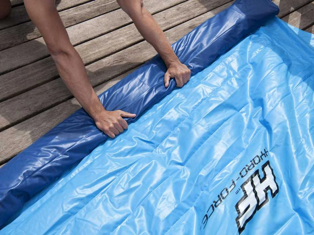 Bestway PLAUKIOJANTI SALA pripučiamas vandens čiužinys 4 asmenims 360 kg 269 x 183 cm 43542