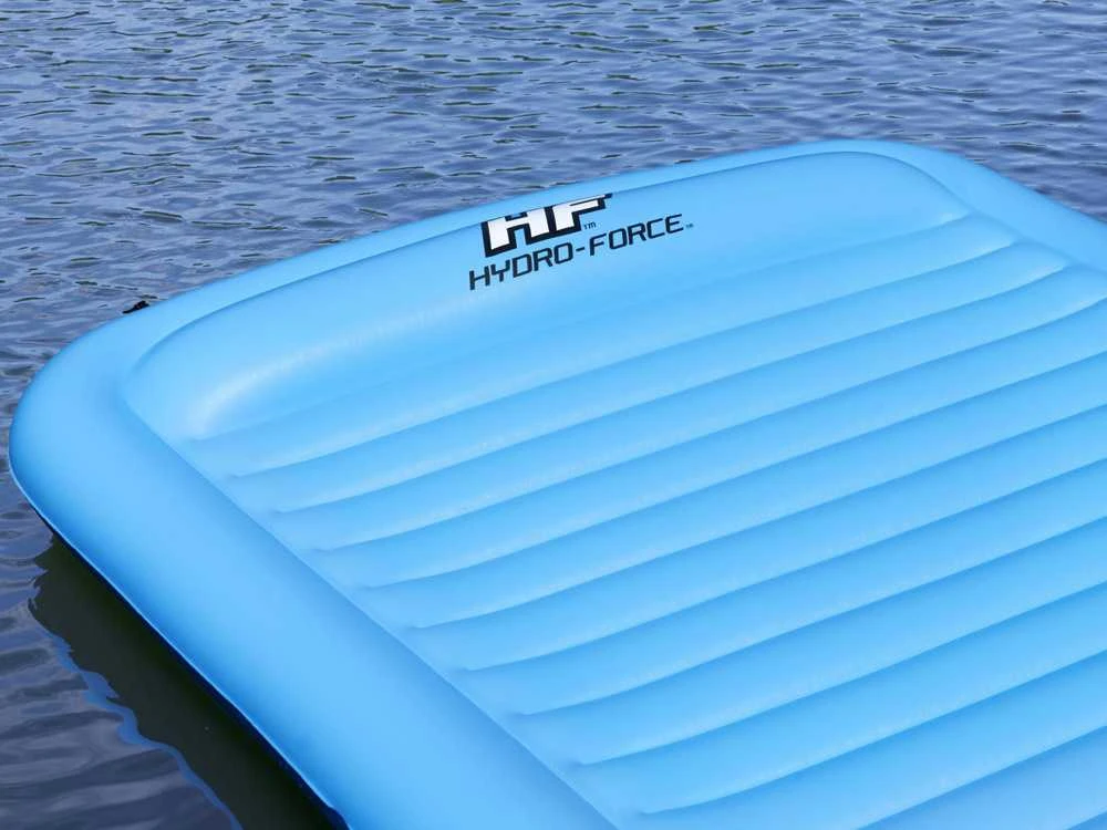 Bestway PLAUKIOJANTI SALA pripučiamas vandens čiužinys 4 asmenims 360 kg 269 x 183 cm 43542