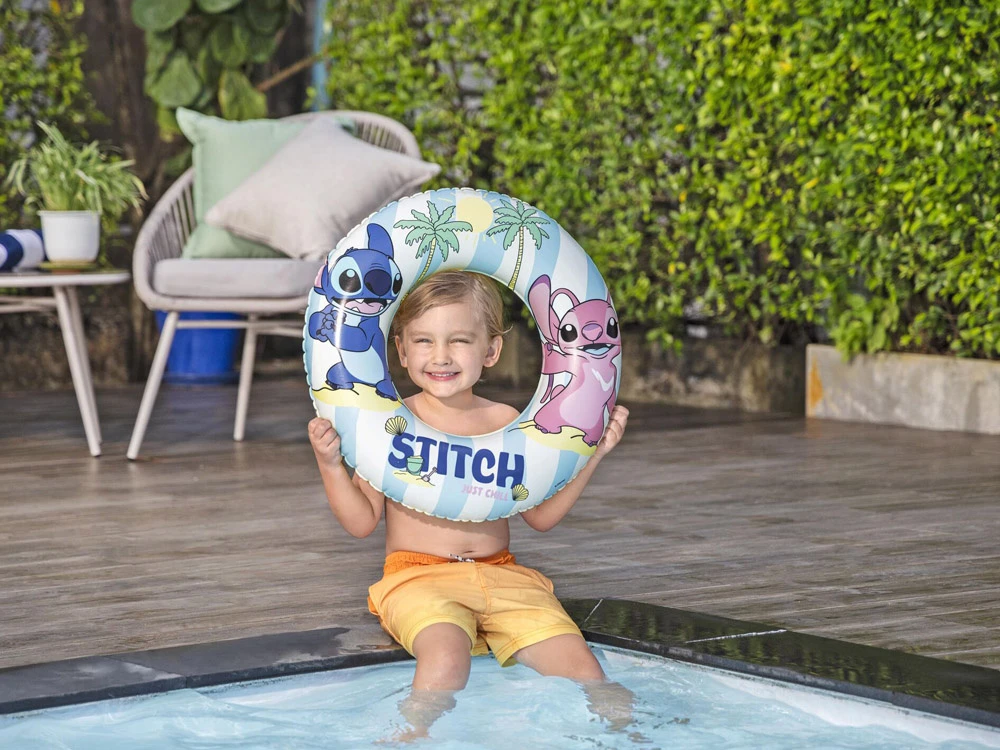 Bestway Disney Lilo ir Stitch pripučiamas plaukimo ratas 56 cm 9104U