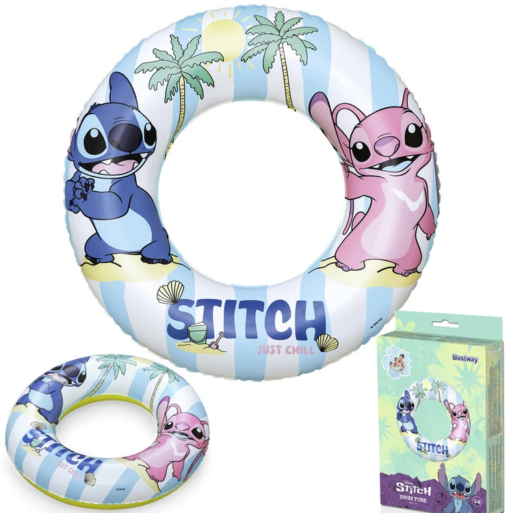 Bestway Disney Lilo ir Stitch pripučiamas plaukimo ratas 56 cm 9104U
