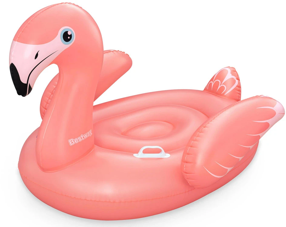 Pripučiamas plaustas Bestway Flamingo, 41525, 138 cm x 107cm