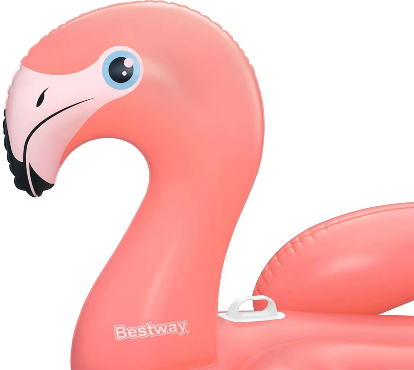 Pripučiamas plaustas Bestway Flamingo, 41525, 138 cm x 107cm
