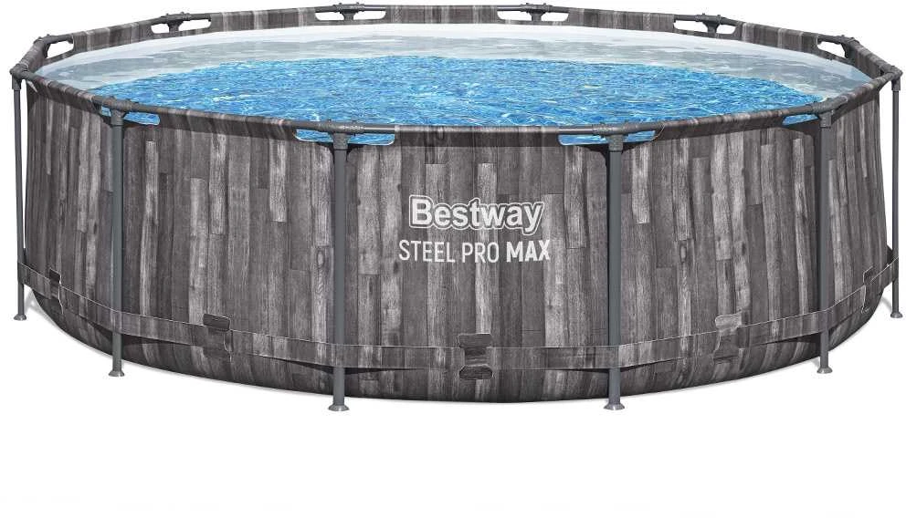 Rėminis baseinas 12FT 366x100 cm Plieninis Pro Max BESTWAY