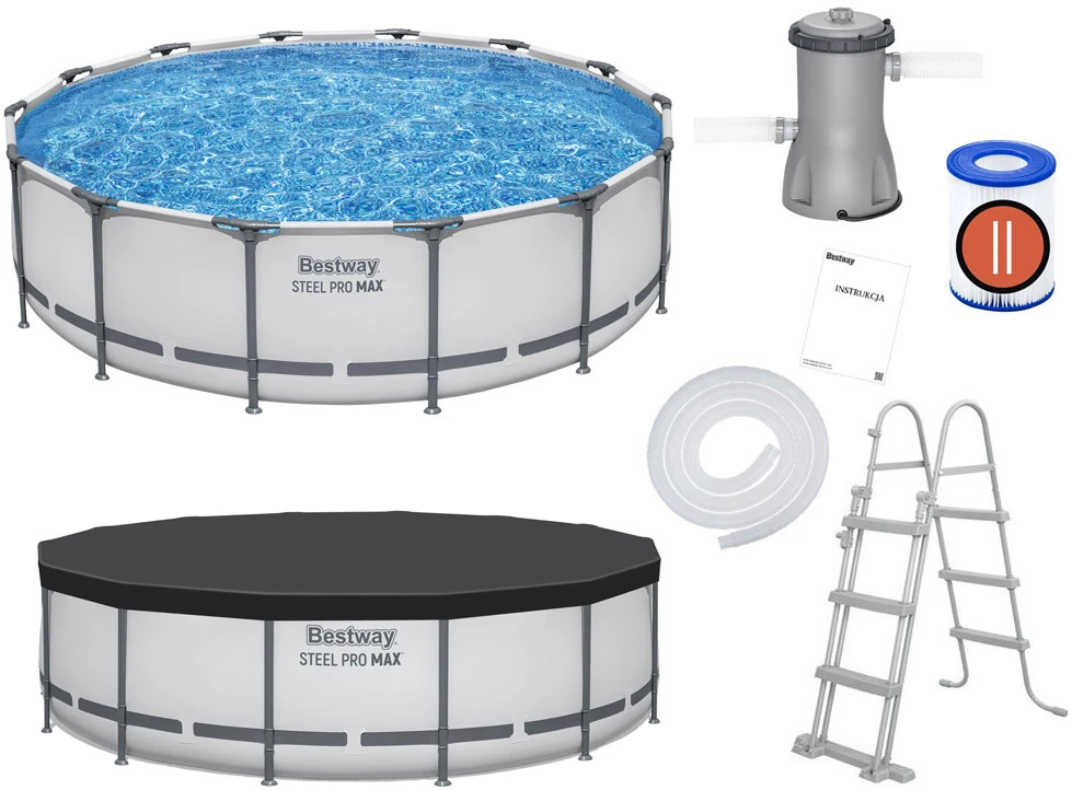 Karkasinis baseinas Bestway Steel Pro Max 56950, 427 x 107 cm