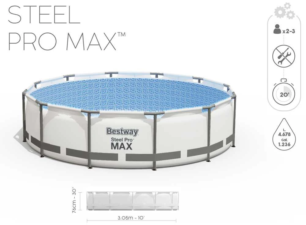 Bestway karkasinis baseinas Steel Pro Max 305x76cm (56408)