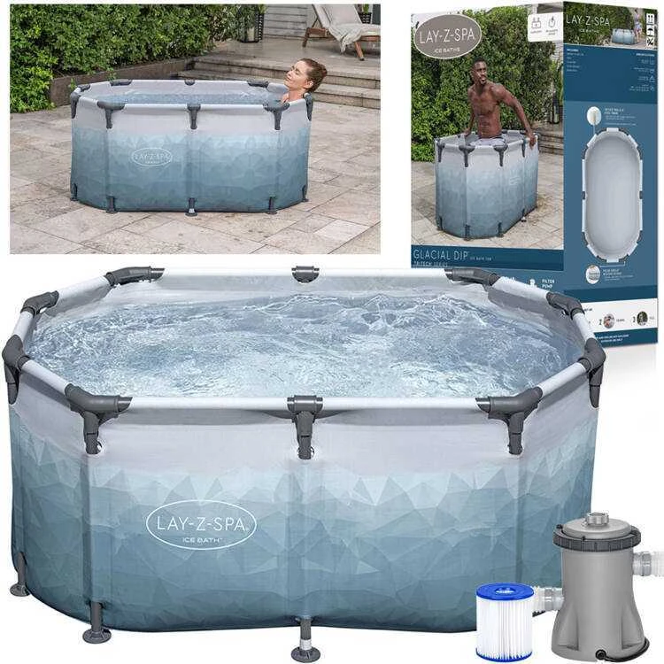 Bestway Glacial Dip ledo vonia su siurbliu