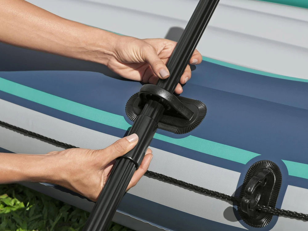 Pontonas TREK X2, 232 cm x 118 cm + BESTWAY aksesuaras