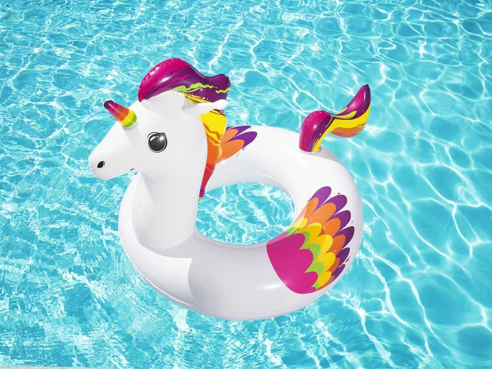 BESTWAY plaukimo ratas Fantasy Unicorn 119cm x 91cm., 36159