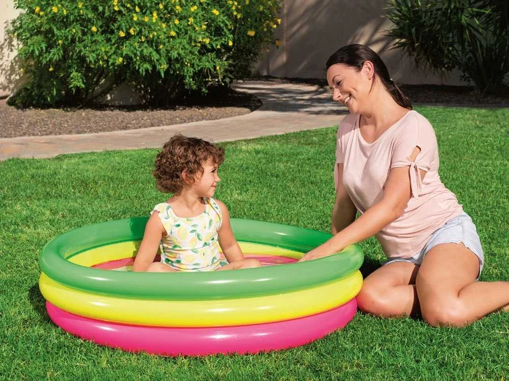 BESTWAY pripučiamas baseinas 102cm x 25cm, 51104