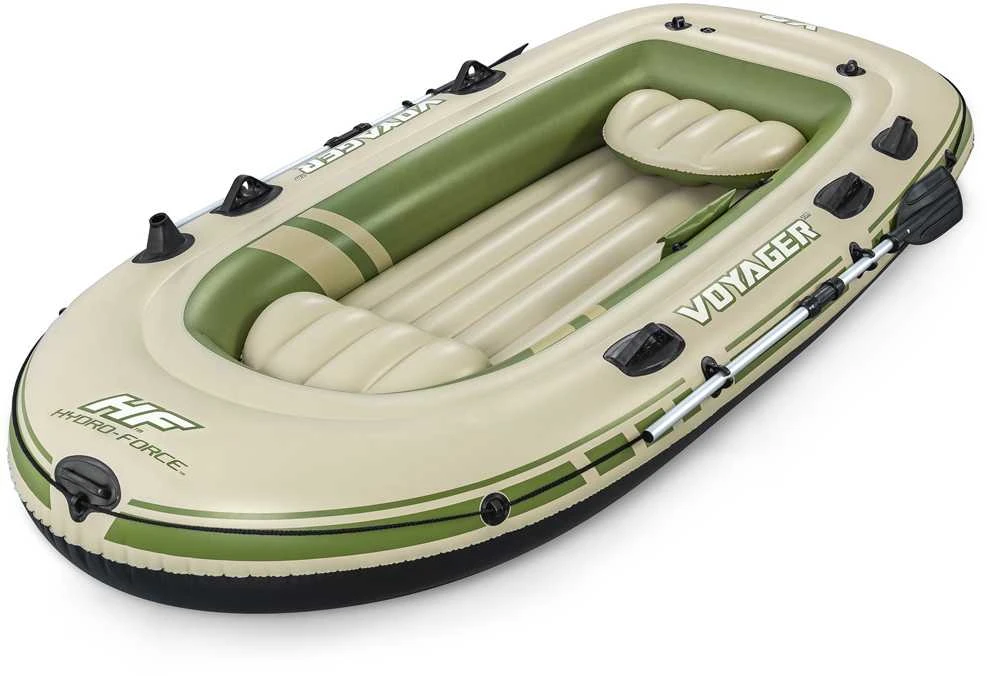 Bestway pripučiamas pontonas + irklai 294 x 137 cm Voyager X3 plaustų rinkinys 65164