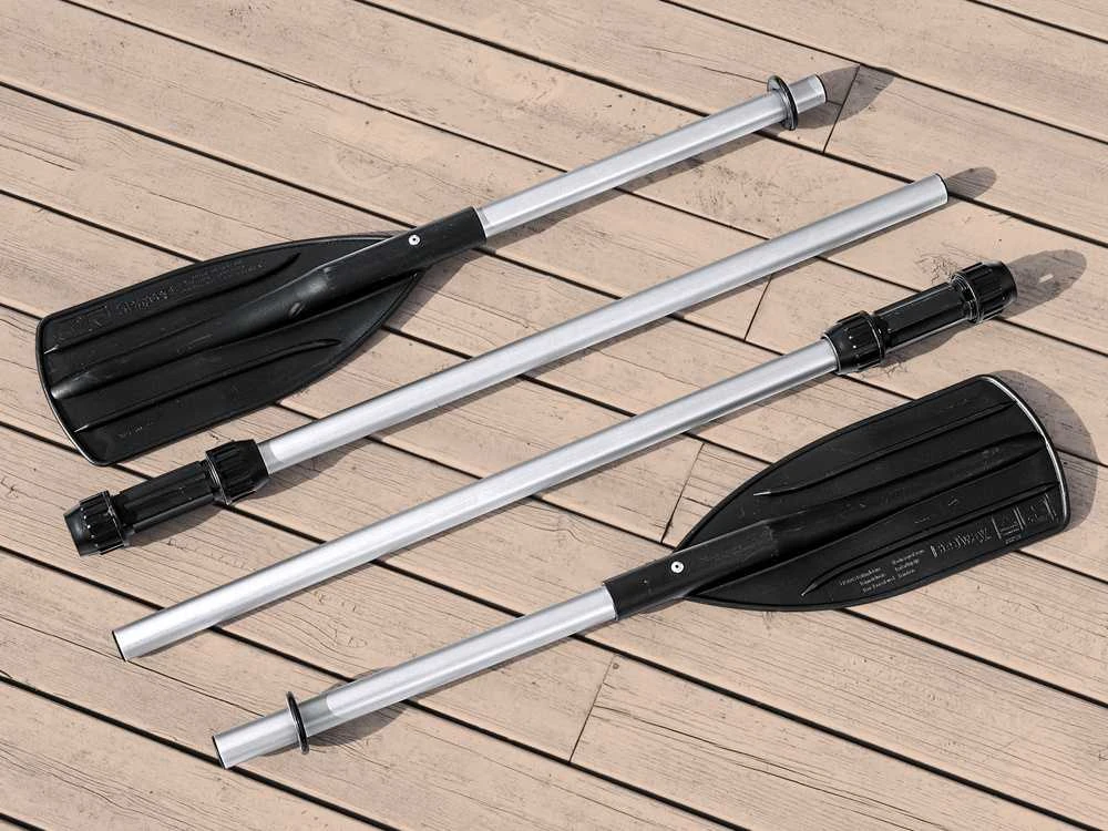 Bestway pripučiamas pontonas + irklai 294 x 137 cm Voyager X3 plaustų rinkinys 65164