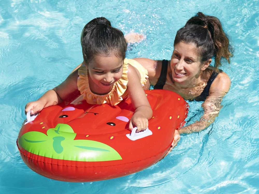 BESTWAY pripučiamas plaustas Surf Buddy 84cm x 56cm, assort., 42049