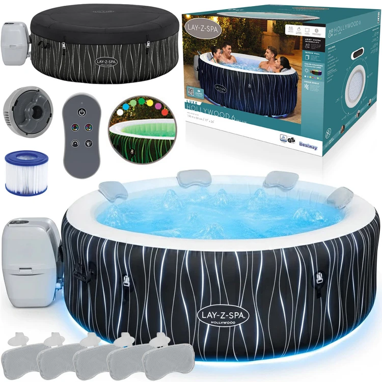 "Lay-Z-Spa" Holivudo sūkurinė vonia BESTWAY