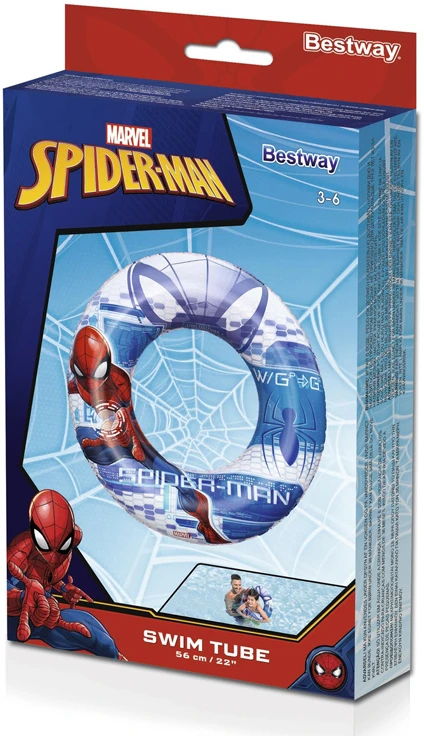 BESTWAY plaukimo ratas Spiderman 56cm, 98003