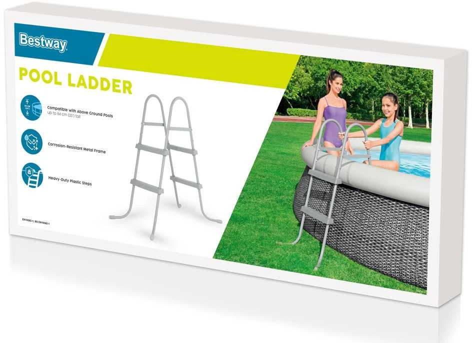 Bestway Baseino kopetėlės Flowclear, 84cm, 2 laipteliai