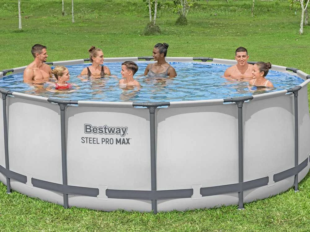 Rėminis baseinas 14 FT 427 x 122 cm STEEL PRO MAX BESTWAY