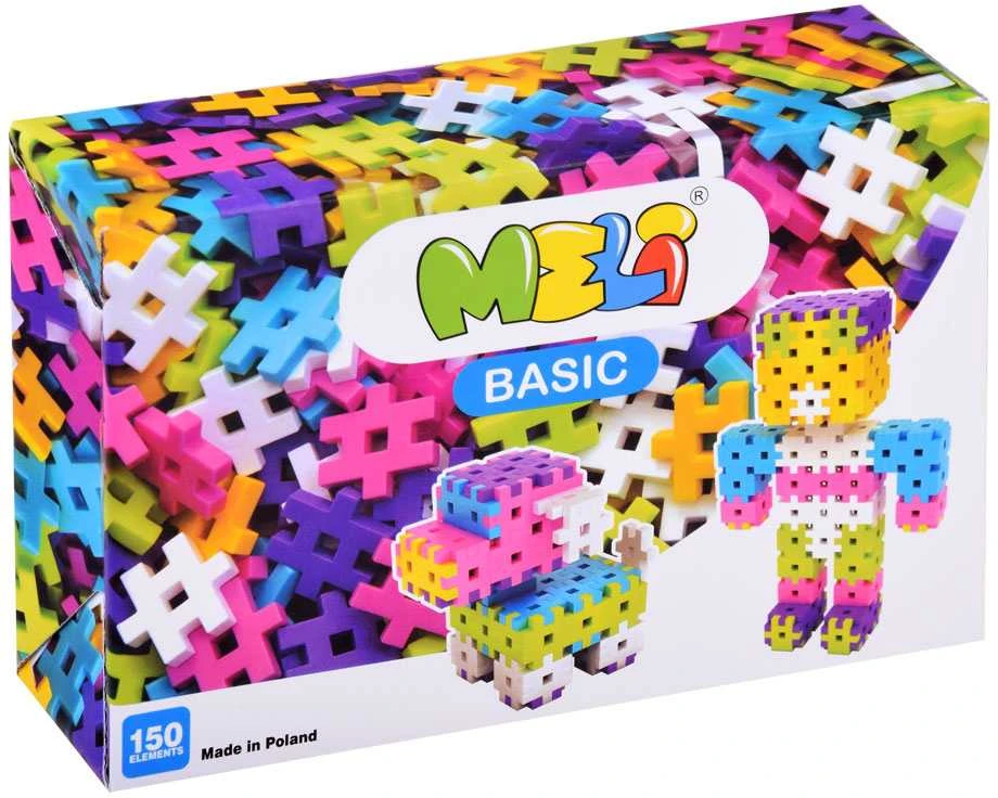 Konstruktorius Meli Basic Pink 150 el.