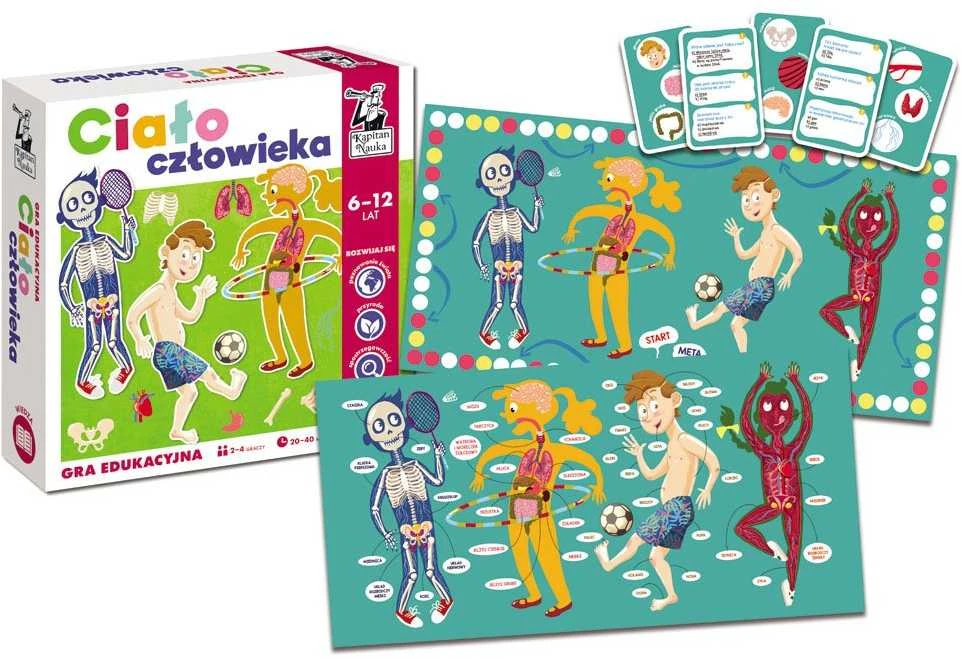 Kapitan Nauka Kapitono mokslo žmogaus kūno edukacinis žaidimas