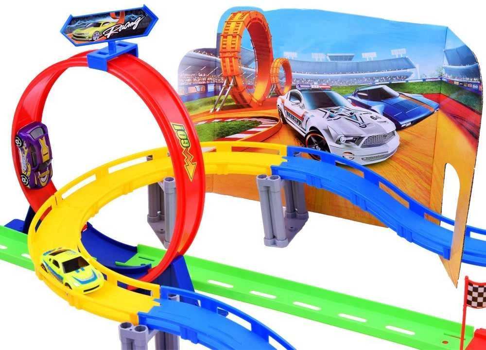 Jokomisiada Automobilių trasa + 4 automobiliukai