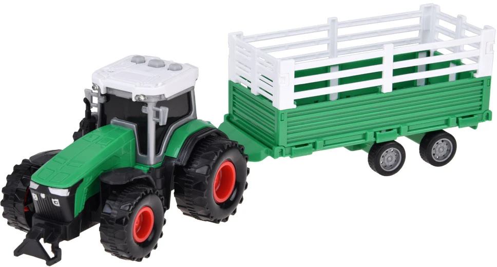 Jokomisiada Children’s Farm Set with Animals, Tractor, Trailer, Lights and Sounds ZA6308