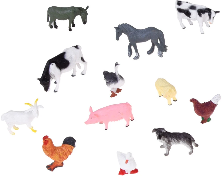 Jokomisiada Children’s Farm Set with Animals, Tractor, Trailer, Lights and Sounds ZA6308