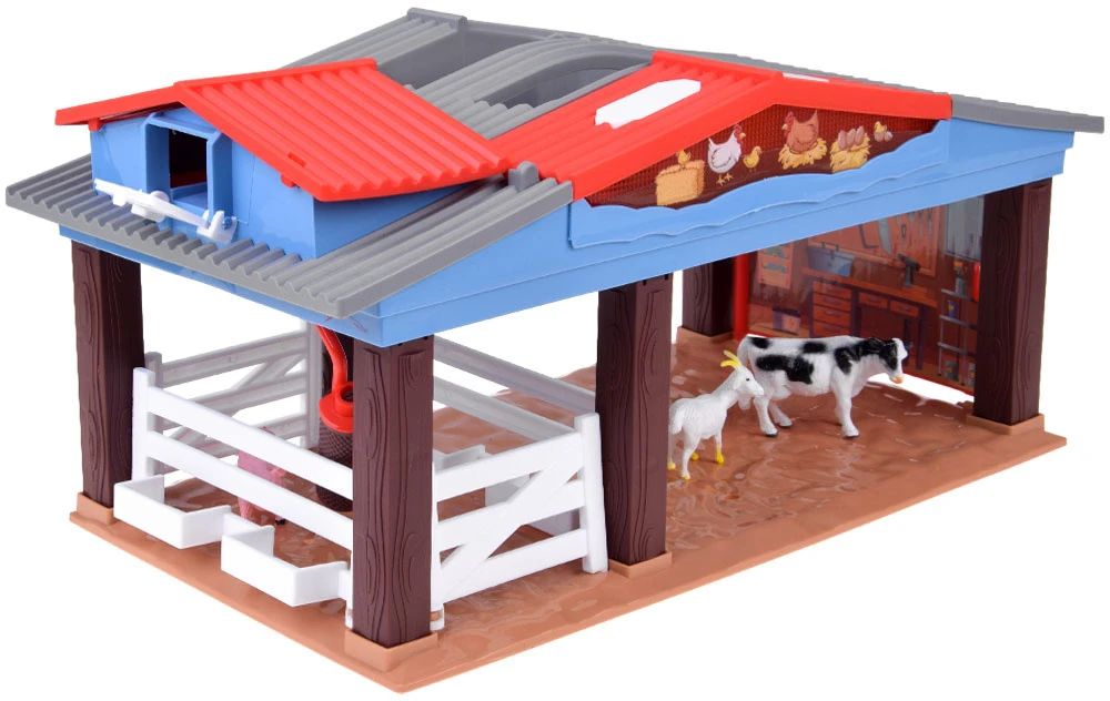 Jokomisiada Children’s Farm Set with Animals, Tractor, Trailer, Lights and Sounds ZA6308