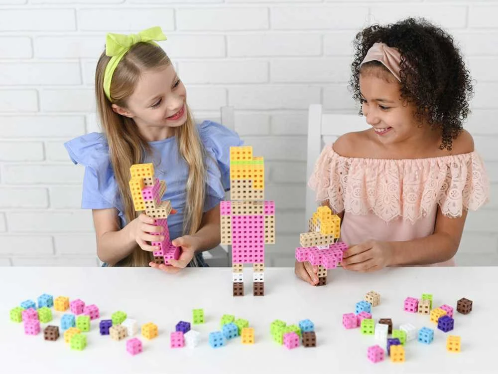 Colorful Cube Rožinė Meli Blocks 100 pieces ZA 5667