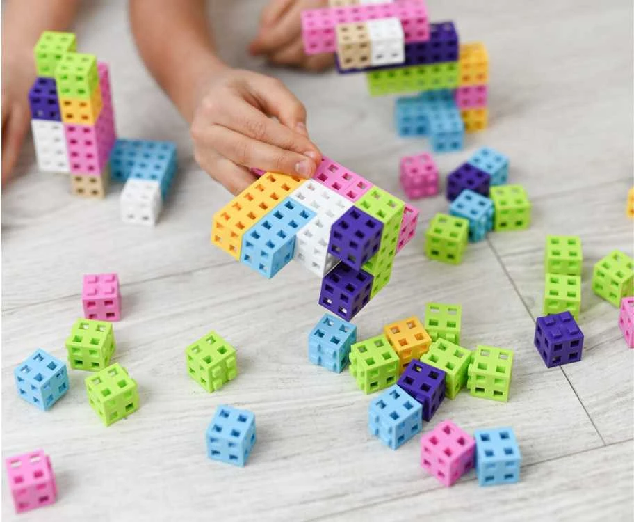 Colorful Cube Rožinė Meli Blocks 100 pieces ZA 5667