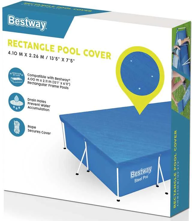„BestWay“ baseino danga „Flowclear“ (4,00 m x 2,11 m) Mėlyna