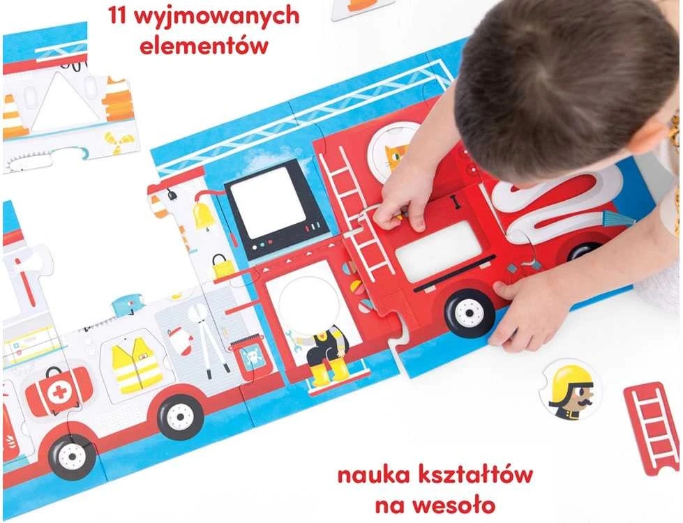 CzuCzu Dėlionė su skylute Gaisrinė mašina ZA4071