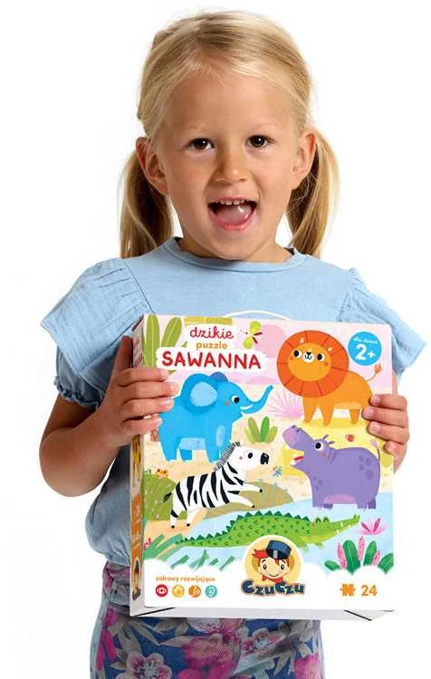 CzuCzu Dėlionė 24 vnt. - Laukinė savana