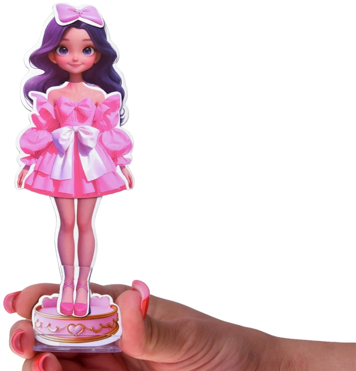 Dėlionė Jokomisiada FASHION DOLL x6 magnetic puzzle - magnetic doll clothes ZA 6607