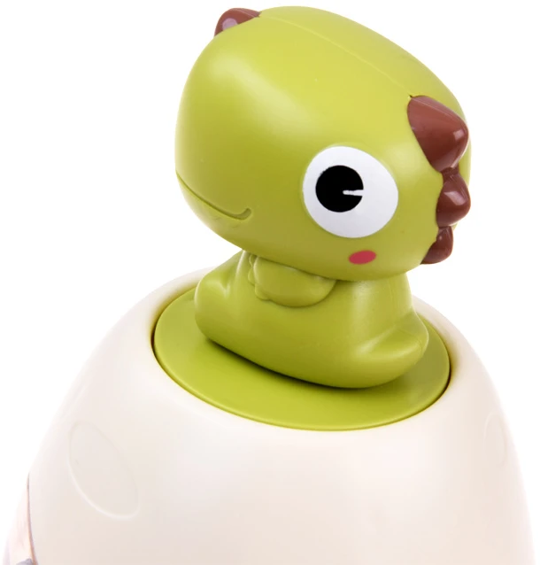 Jokomisiada Dinosaur Sensory Stacking Tower for Children – Rattle and Puzzle ZA6584